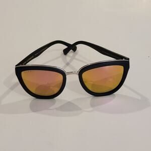 Diff Eyewear Cateye Rose Pink Polarized Mirrored Sunglasses MB-PK07P.